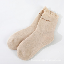 thick thermal warm organic cotton socks for women